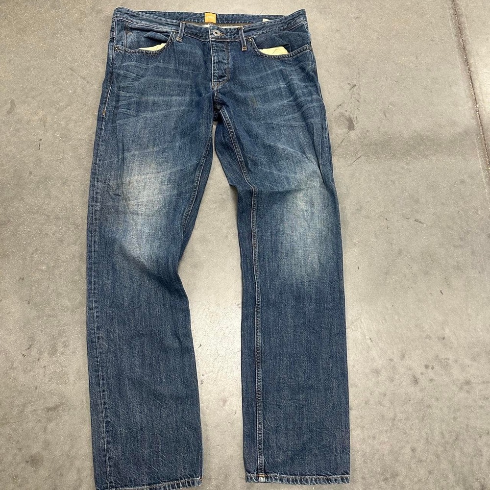 VTG Hugo Boss Orange 24 Regular Fit Button Fly Jeans Size 38x34